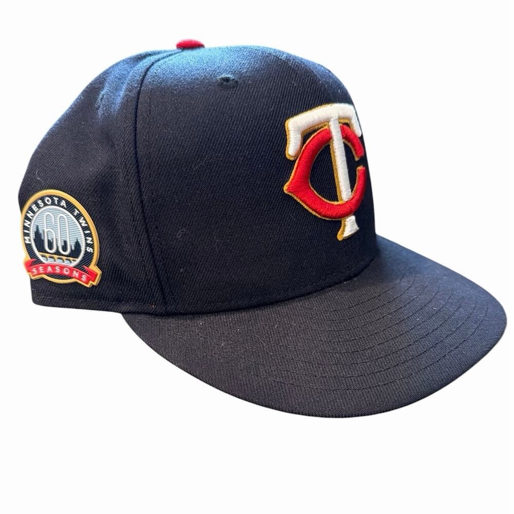 NWOT New Era Minnesota Twins 60 Seasons 59FIFTY 7 7/8 Fitted Hat